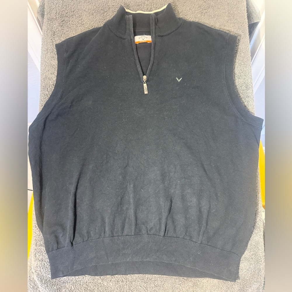Callaway C-Tech Men's Black‎ Sweater Vest